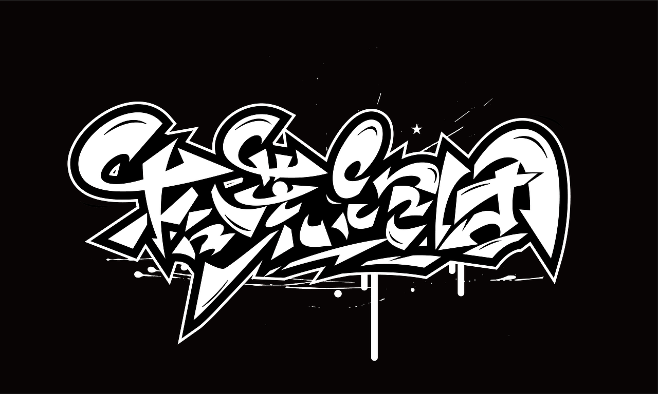 手绘涂鸦字体设计作品走一波