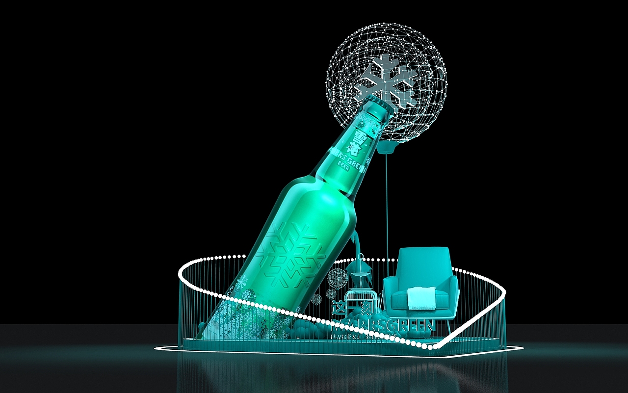 商场美陈dp点路演快闪店3d效果图设计制作（图ZMTY4NjkxNDky） - 其他三维 - 站酷设计师思海设计原创素材 - 站酷ZCOOL