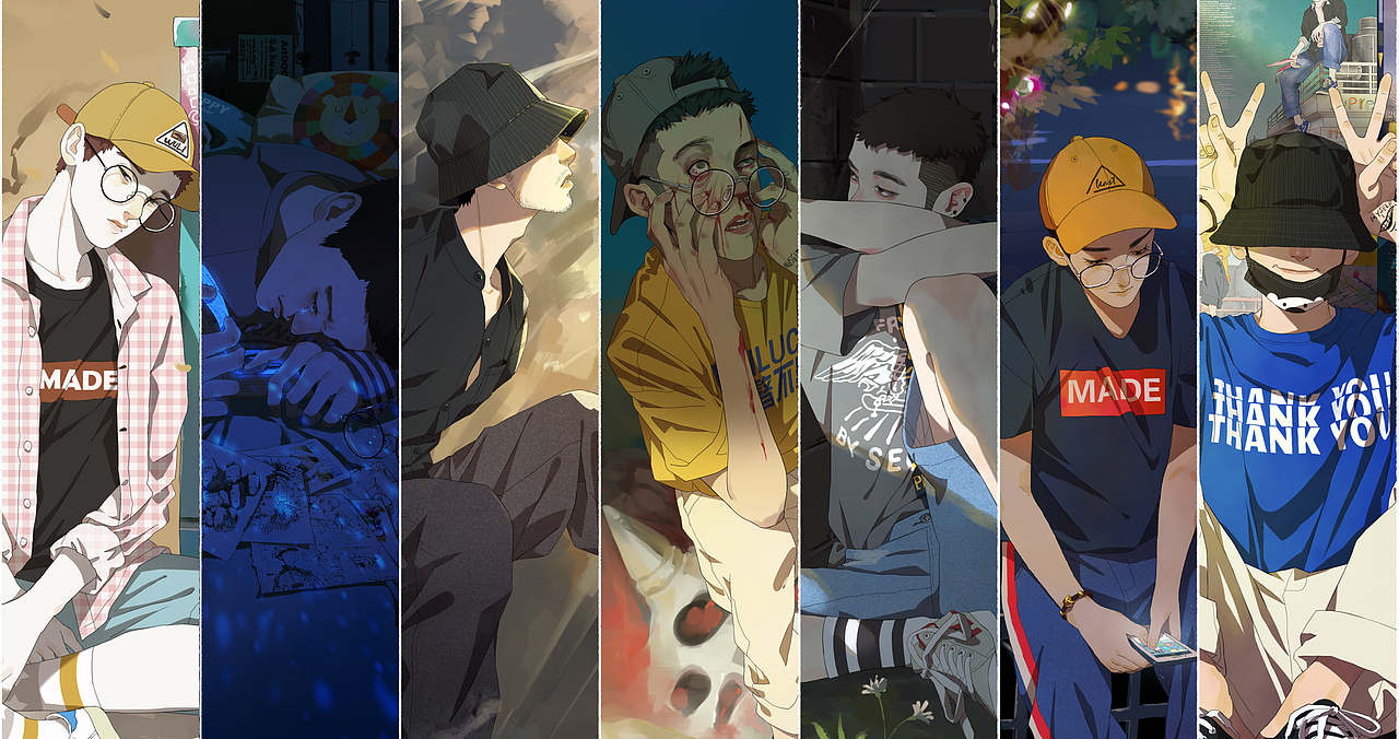 抽空画自己（2018大合集）（图ZMTM5NDU2NTc2） - 创作习作 - 站酷设计师孙无力原创素材 - 站酷ZCOOL