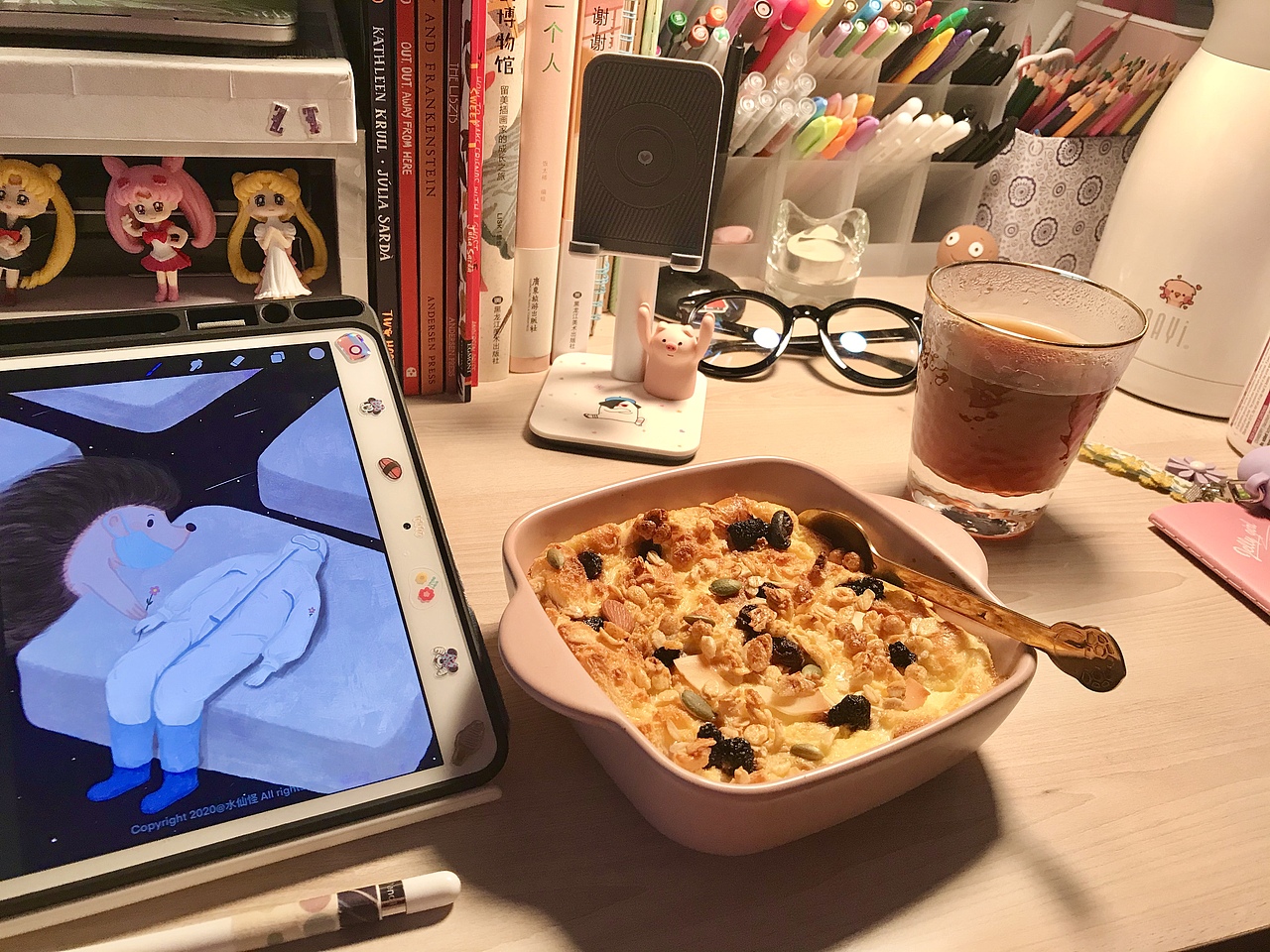 画画是信仰 烤箱是烟火气