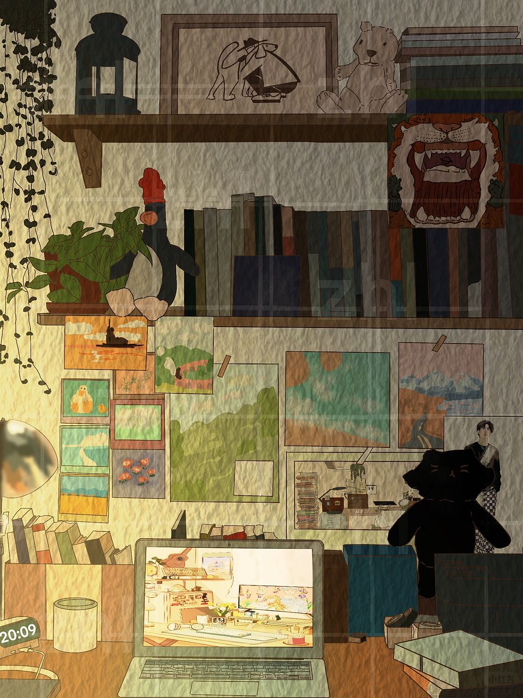 室内插画    插画    原创插画    插画分享