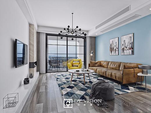 现代北欧客餐厅空间表现