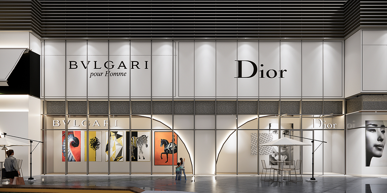 奥特莱斯商业街包装（图ZMzQ2MzA3Mzky） - 商业空间设计 - 站酷设计师Echo不爱吃香菜原创素材 - 站酷ZCOOL