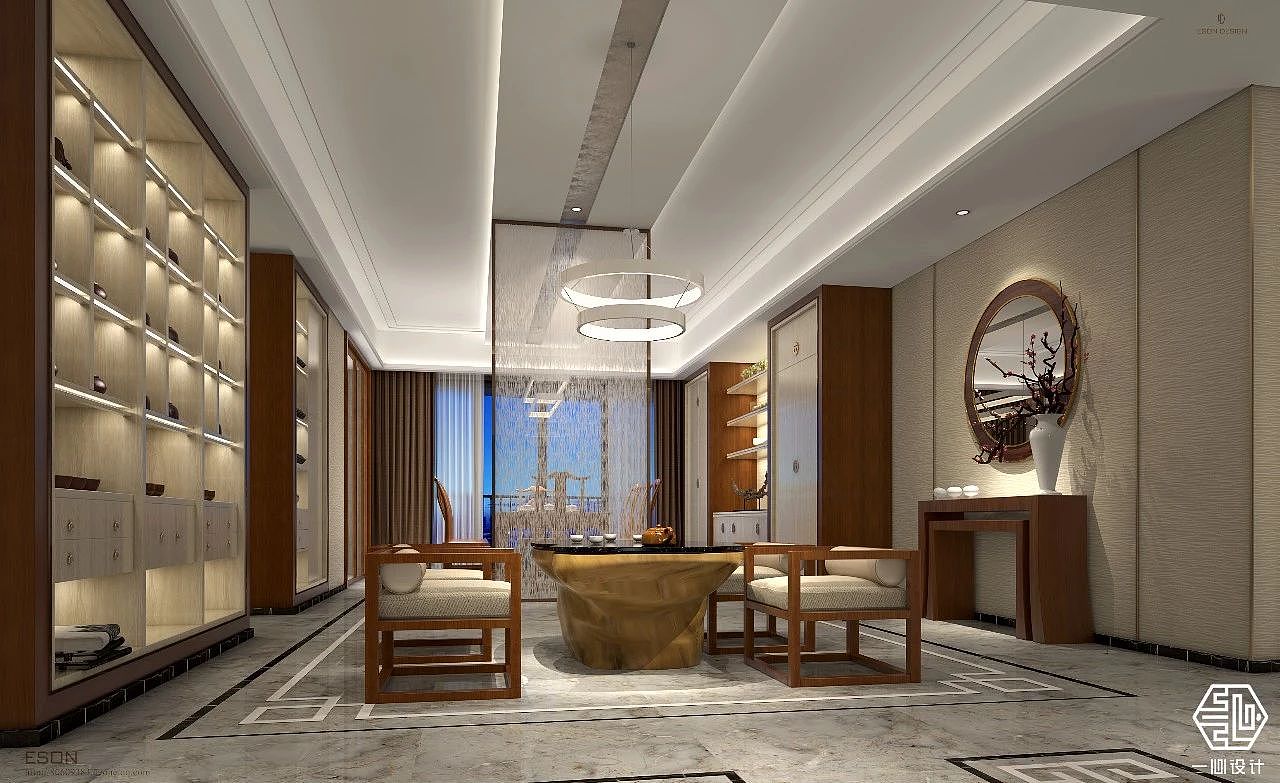 一心中式设计丨餐厅篇