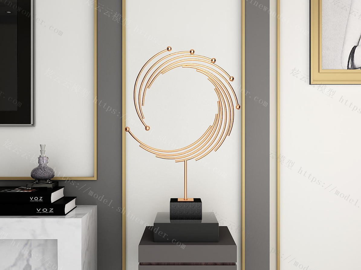 现代装饰摆件（图ZMTU1OTk2NTQ0） - 家装设计 - 站酷设计师憨豆小姐原创素材 - 站酷ZCOOL