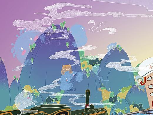 山山水水處處明明秀秀（個(gè)人主頁(yè)-ZNTQ0MDAxMTI=） - 商業(yè)插畫 - 站酷設(shè)計(jì)師陳美悅原創(chuàng)素材 - 站酷ZCOOL