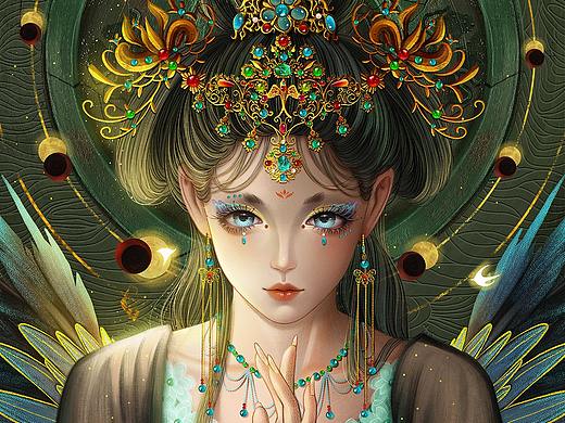 《山海经之女神赋》-精卫-肖像型