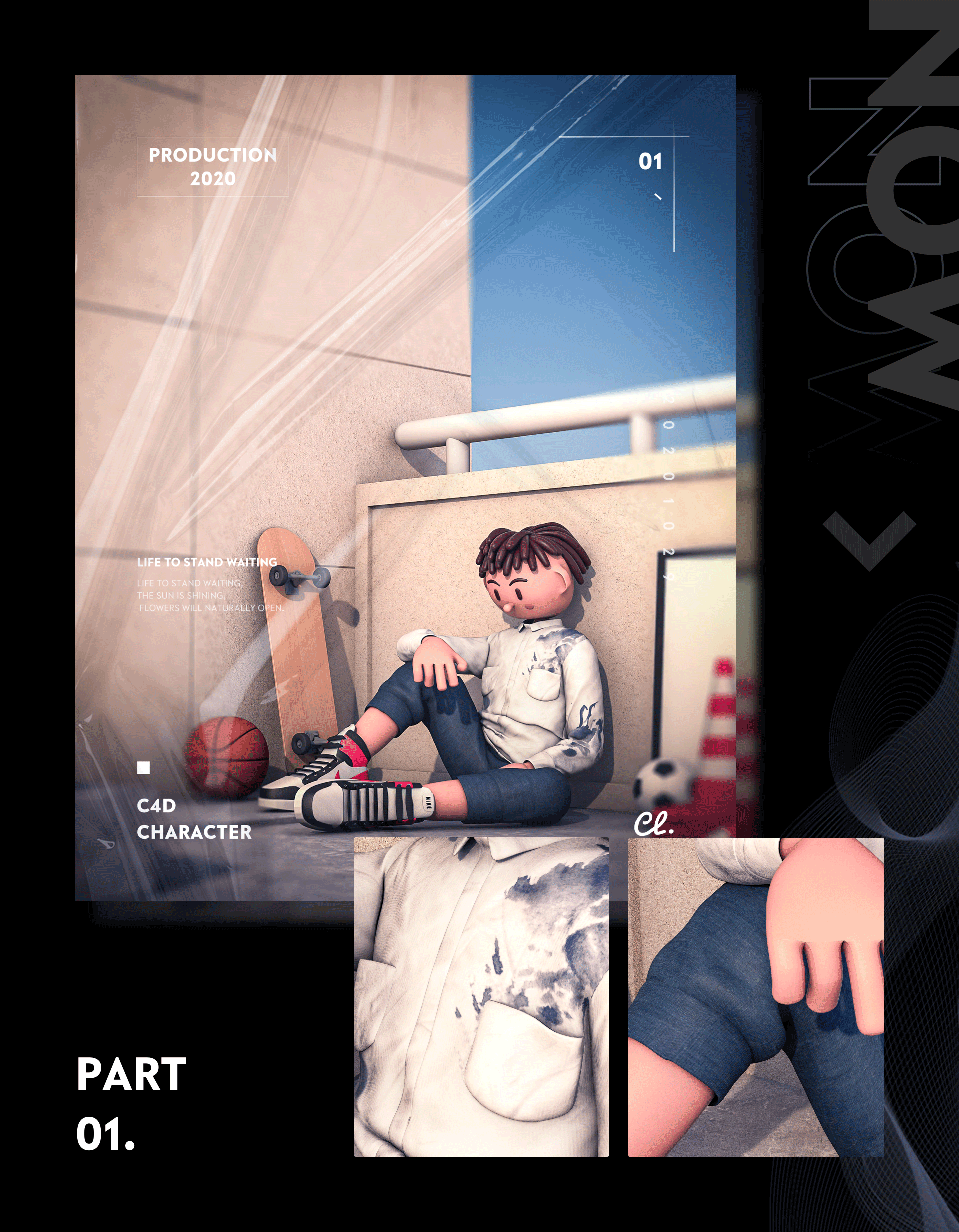 C4D人物角色练习（图ZMjM2NDUxNTg4） - 人物/生物 - 站酷设计师Beck_z原创素材 - 站酷ZCOOL