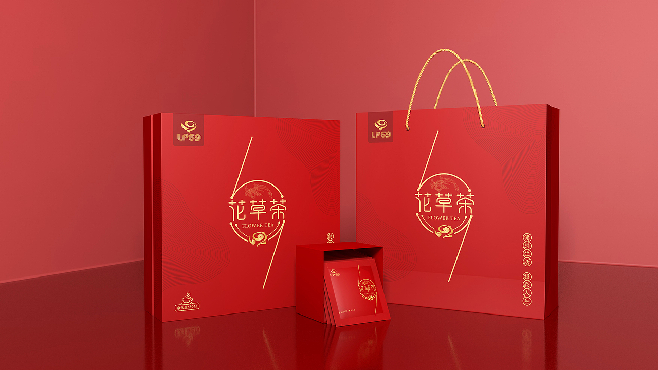 花草茶礼盒设计（图ZMTc5MDAyMDY4） - 包装 - 站酷设计师木槿花设计原创素材 - 站酷ZCOOL