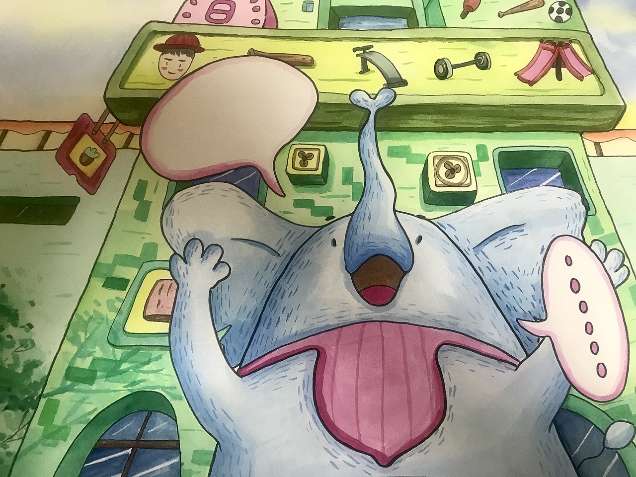 新作品水彩绘本（图ZMzE2NDc5NTQ0） - 绘本 - 站酷设计师知辰Artistry原创素材 - 站酷ZCOOL