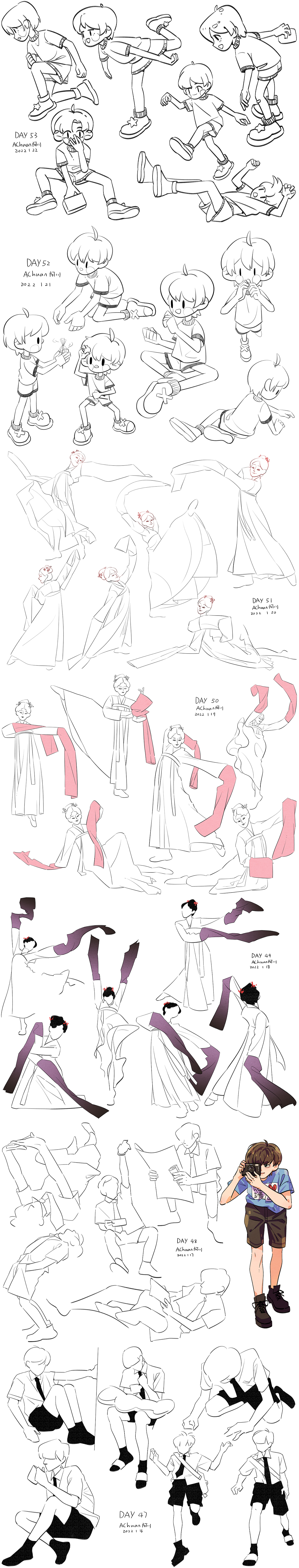 速写60天挑战赛（图ZMjg4MDUwMzg0） - 创作习作 - 站酷设计师AChuan阿川原创素材 - 站酷ZCOOL