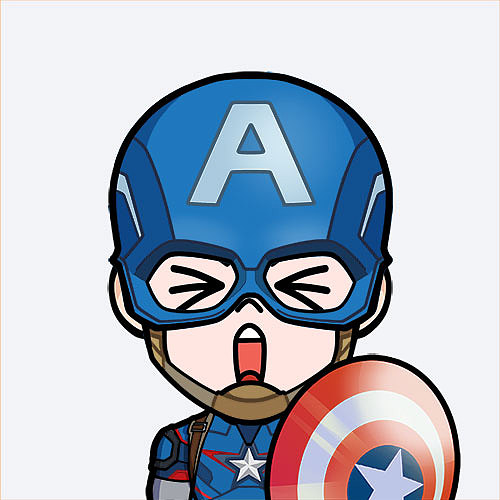 复联Q版（图ZMjc0ODI3NDg=） - 单幅漫画 - 站酷设计师插画马齿原创素材 - 站酷ZCOOL