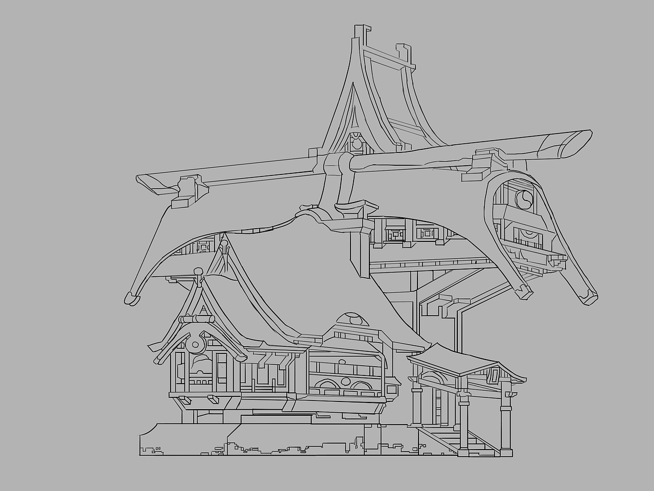 一些小建筑的练习