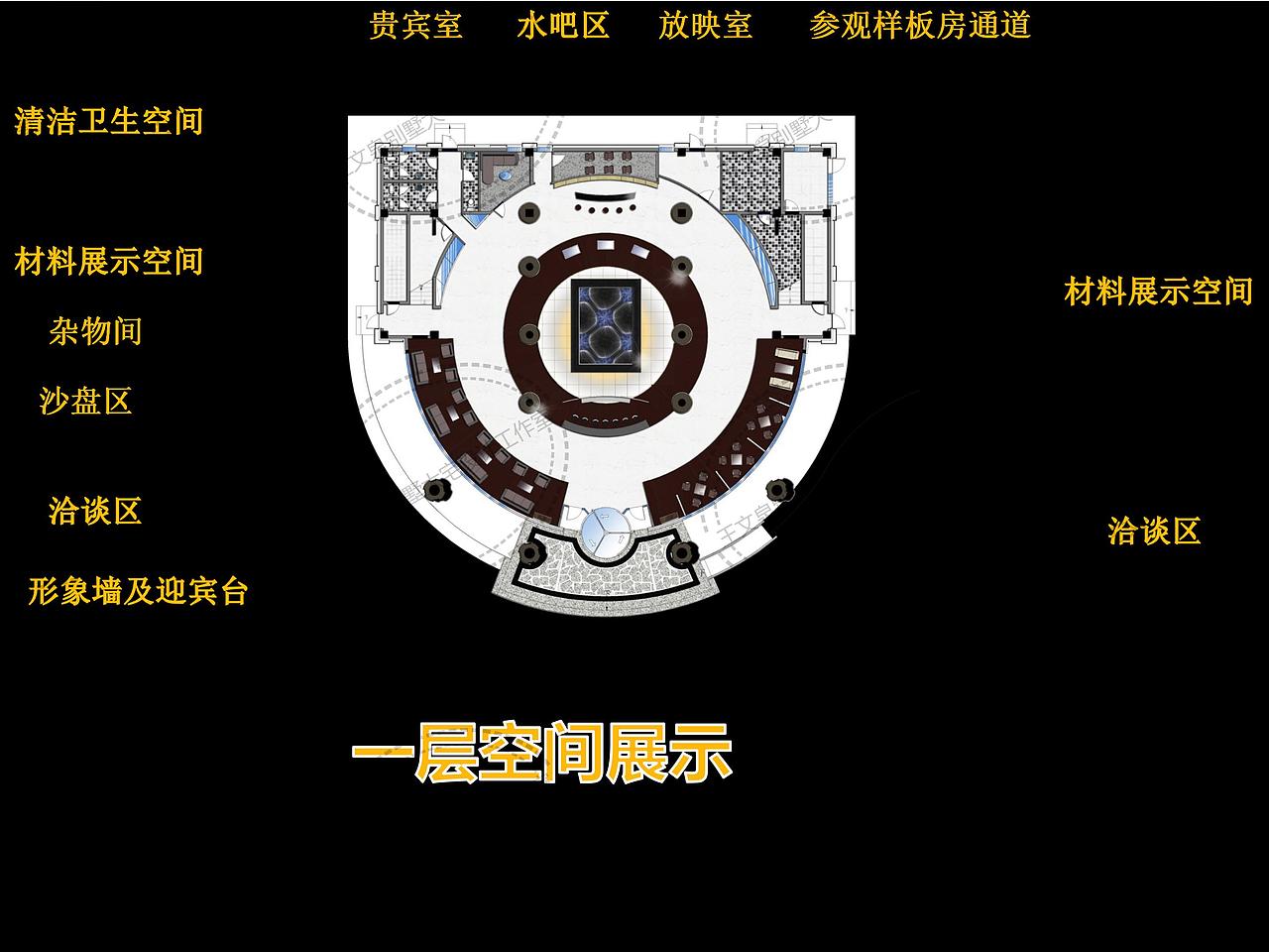 现代风格售楼处设计王文泉别墅大宅设计工作室