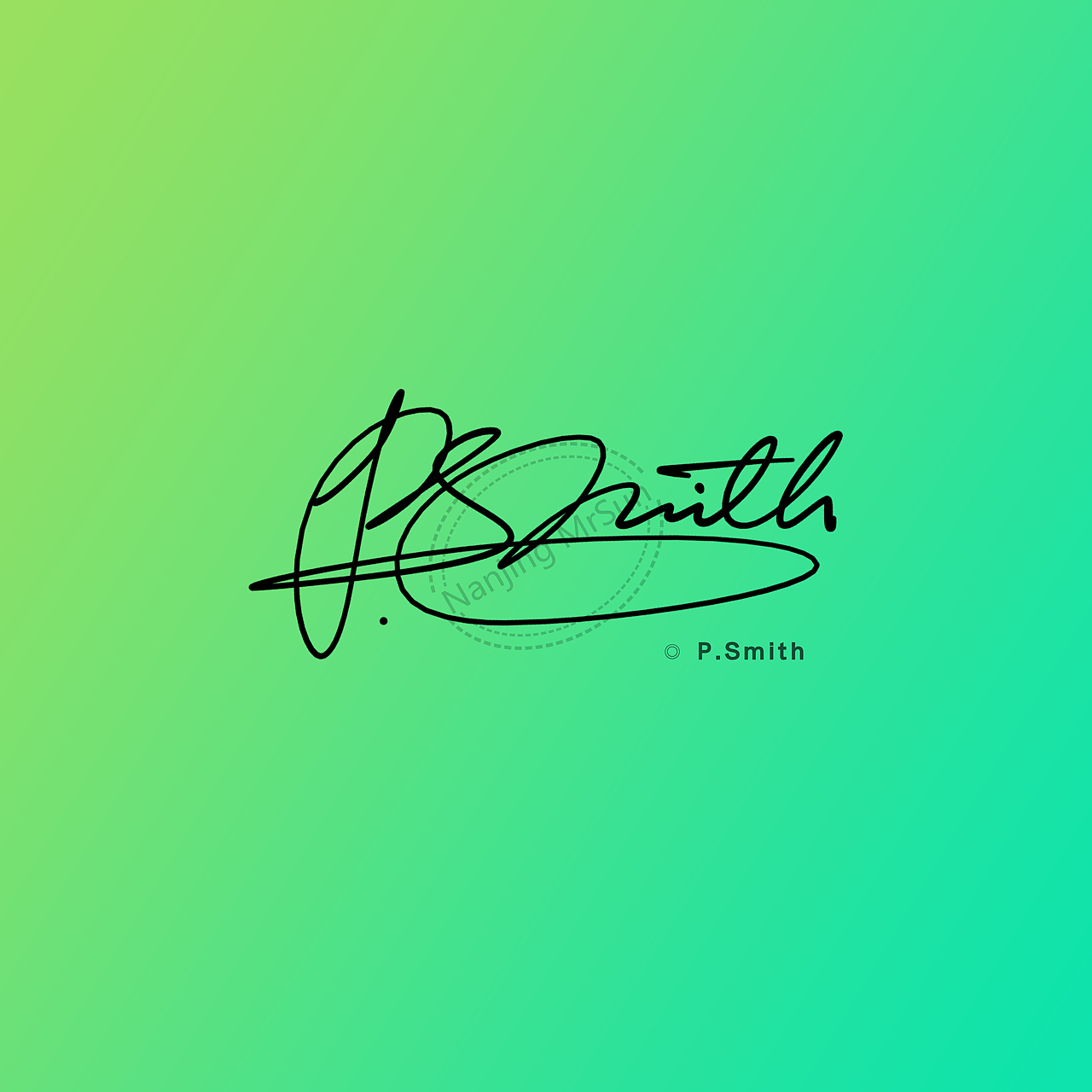 Some new signatures created for Mr. P Smith