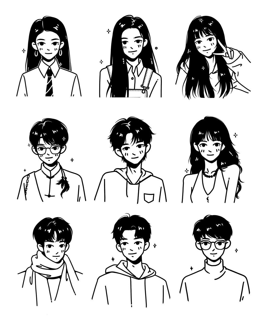 近期的线稿小插画（图ZMzY1Nzc4MDI0） - 商业插画 - 站酷设计师五彩斑斓的云原创素材 - 站酷ZCOOL