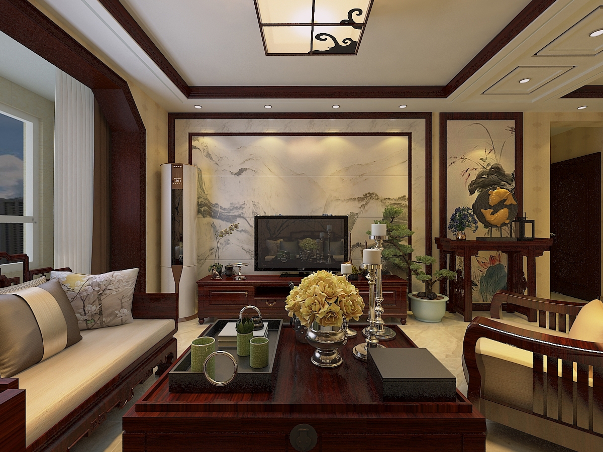 石家庄天山九峯中式风格设计效果