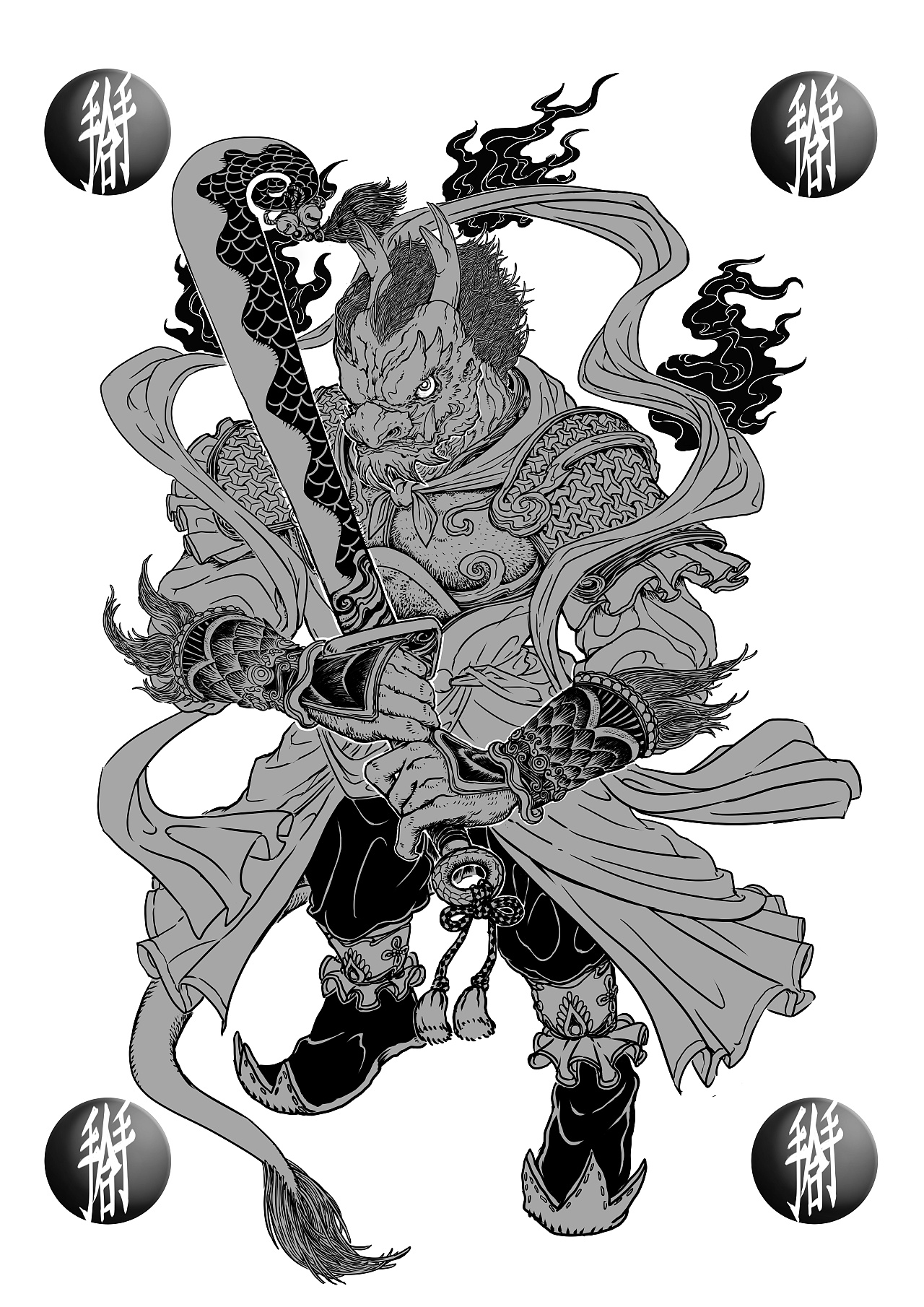 拿拿龙走鸡鬊鸟幺蛾子原始版推 荐「黑舟」 2020the god of fools 愚