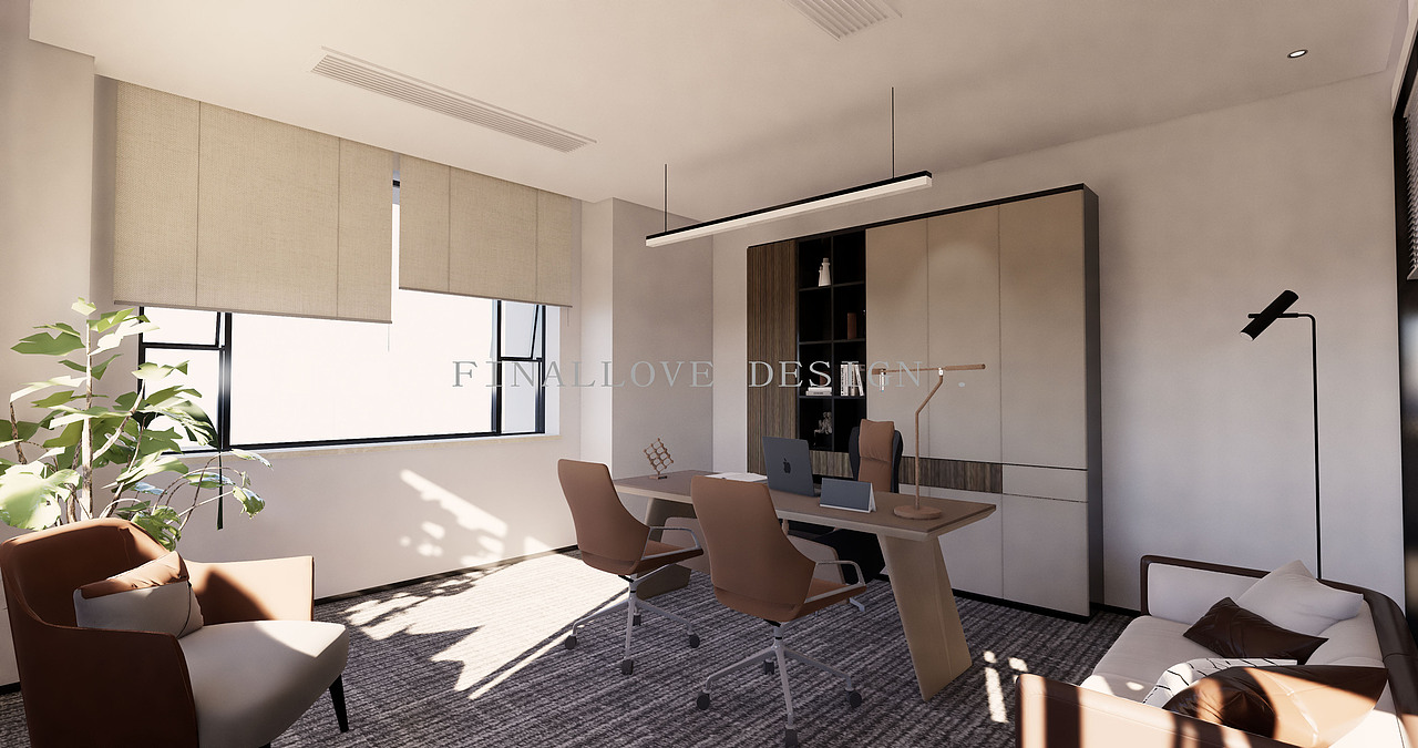 某公司2200平方办公室设计