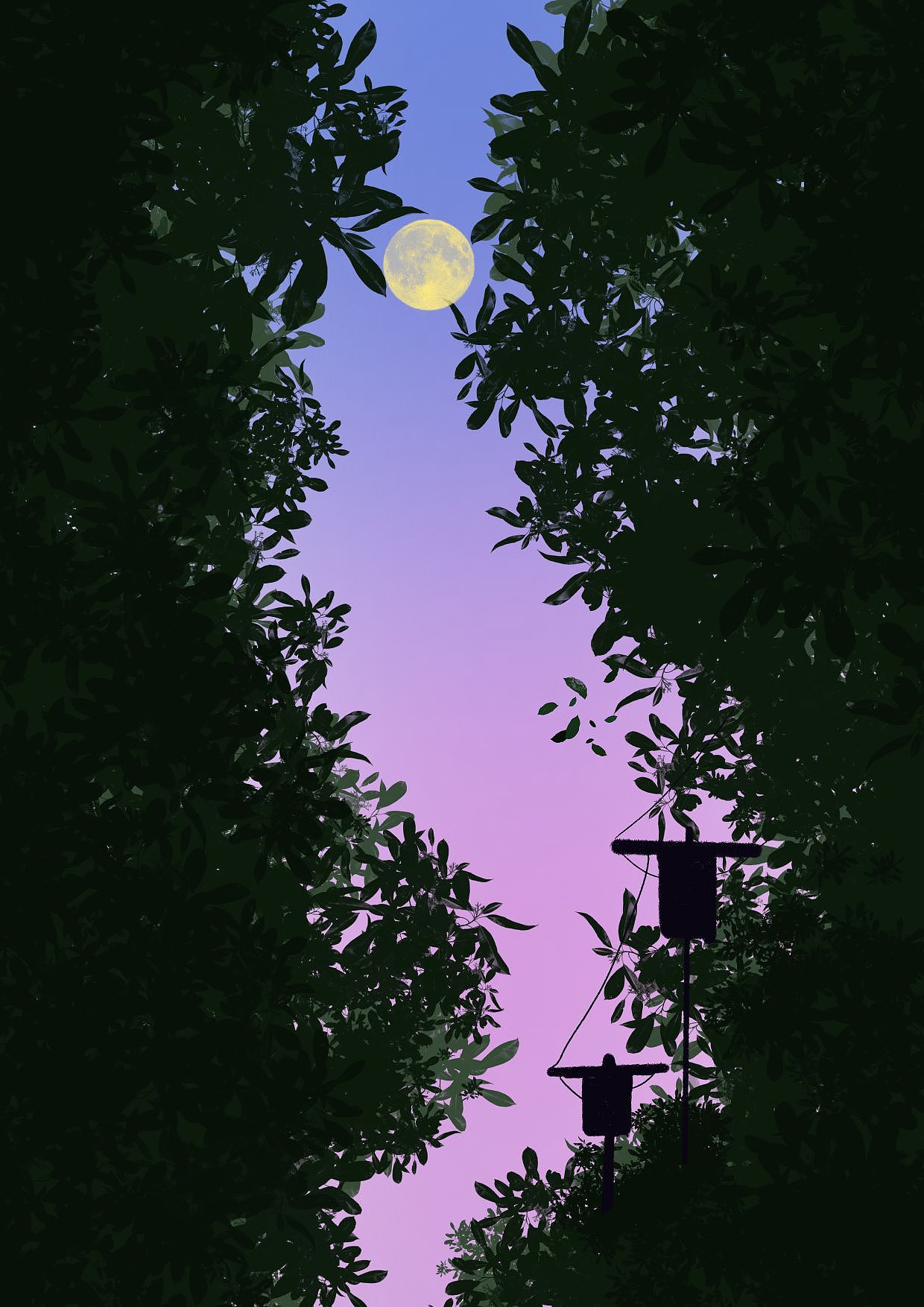 ipad风景画练习日常