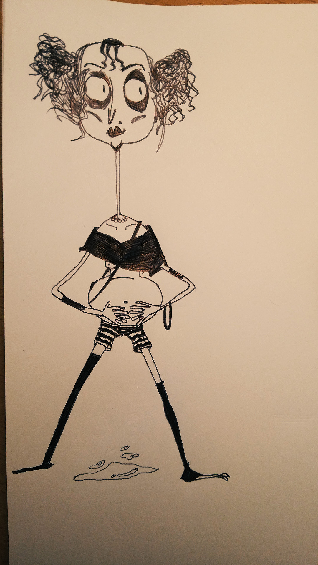 平常怪诞风格手绘习作