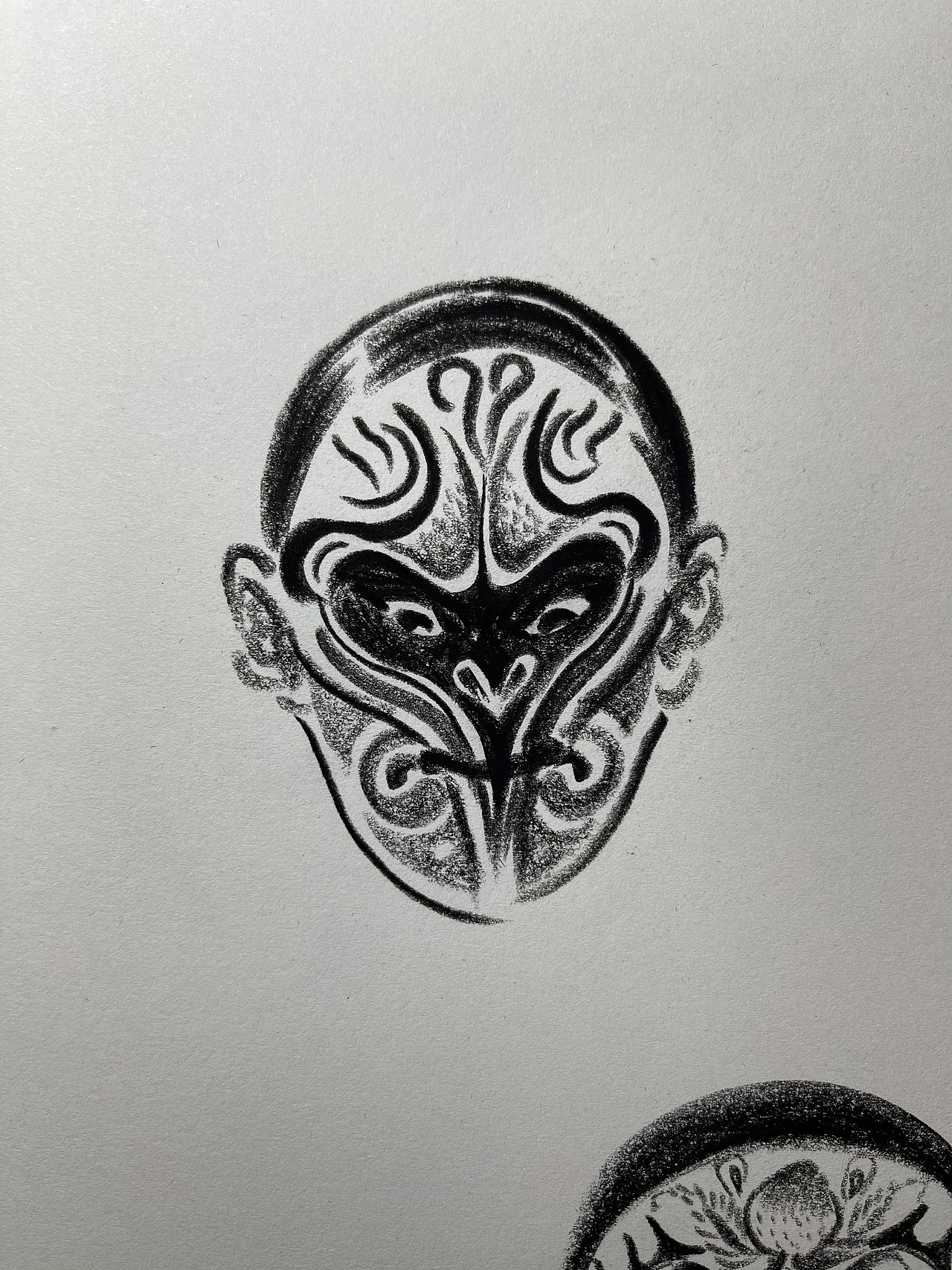 悟空脸谱画语者邓宇