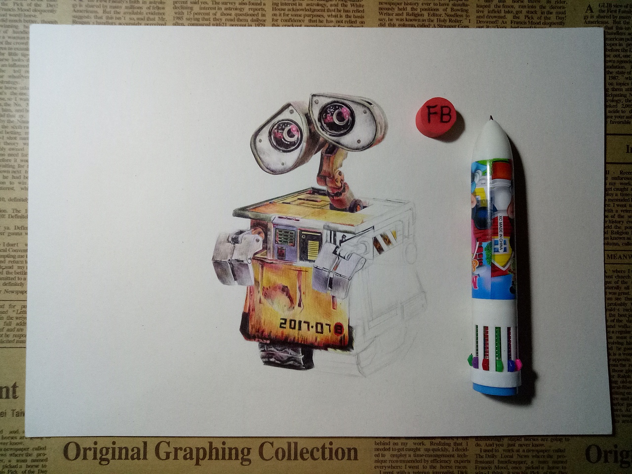 彩色圆珠笔画-动物篇