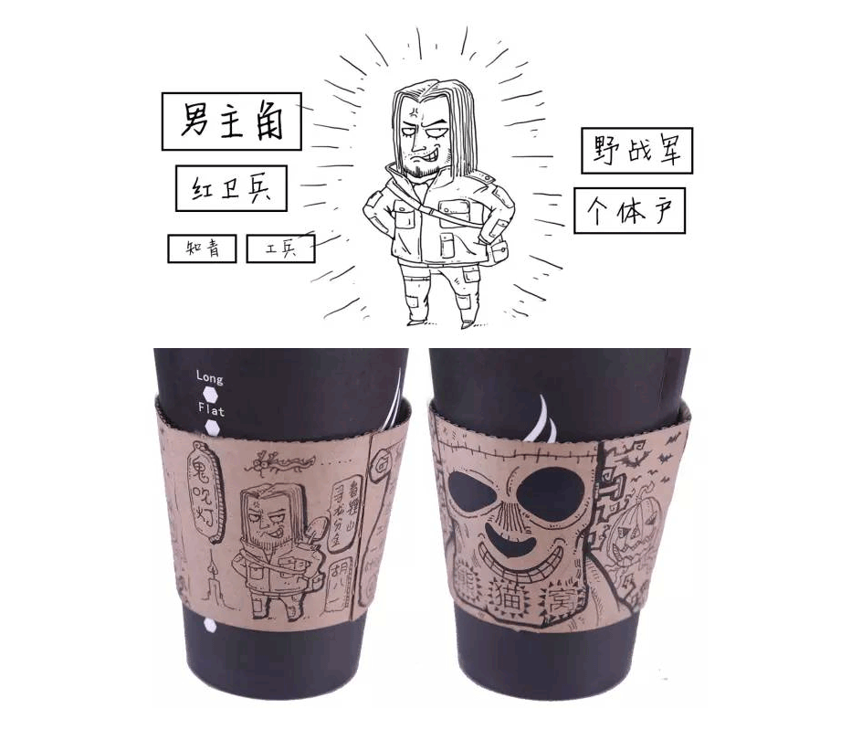 幕后黑手们的手绘咖啡杯（图ZNDA5Mjk0OTI=） - 新锐潮流插画 - 站酷设计师熊猫窝原创素材 - 站酷ZCOOL