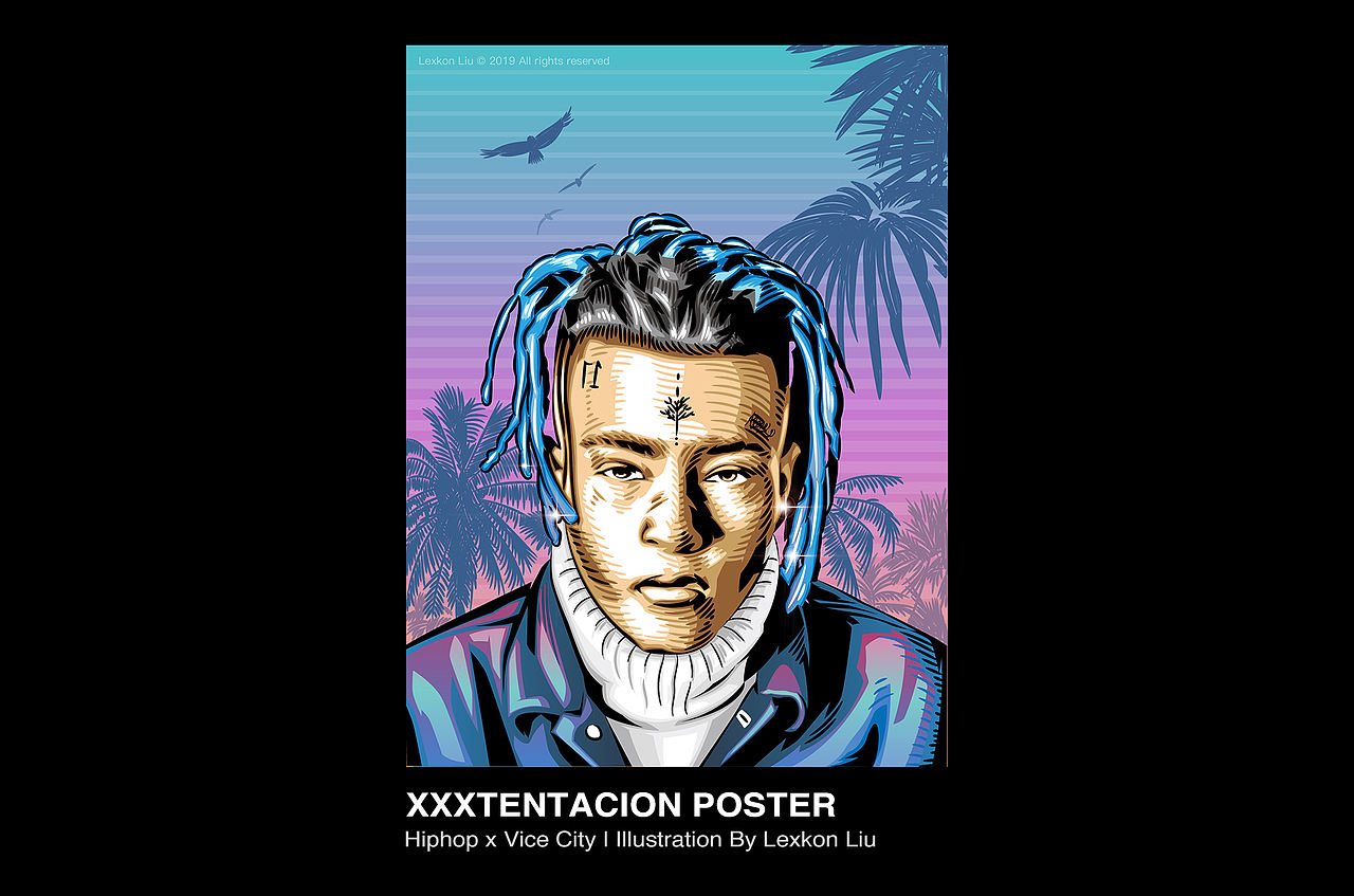 《Hiphop x Vice City》插画艺术项目（图ZMTQ3NjgyMjc2） - 艺术插画 - 站酷设计师Lexkon_Liu原创素材 - 站酷ZCOOL