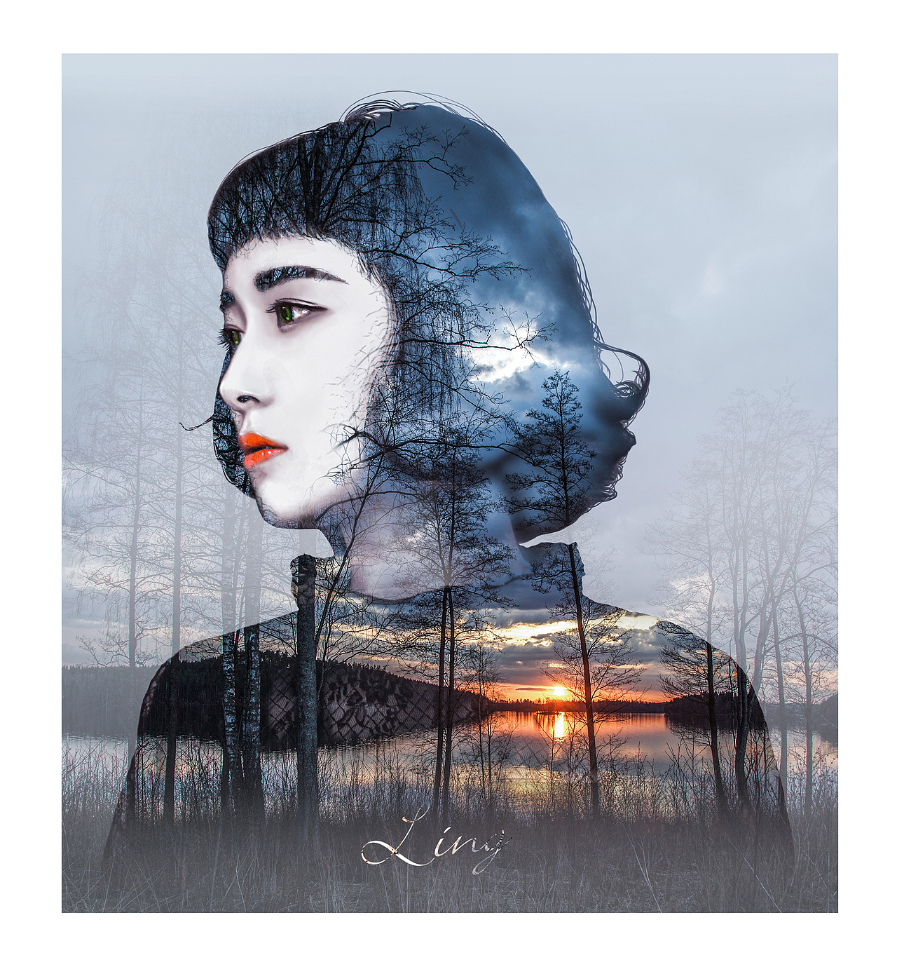 双重曝光|摄影|人像摄影|泯旭_原创作品-站酷zcool