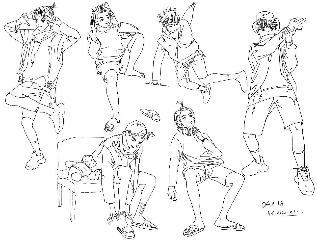 #速寫60天挑戰(zhàn)賽# Day 18 @速寫班長(zhǎng) ???（圖ZMjkzMTQ4NjAw） - 創(chuàng)作習(xí)作 - 站酷設(shè)計(jì)師寒沬沬原創(chuàng)素材 - 站酷ZCOOL