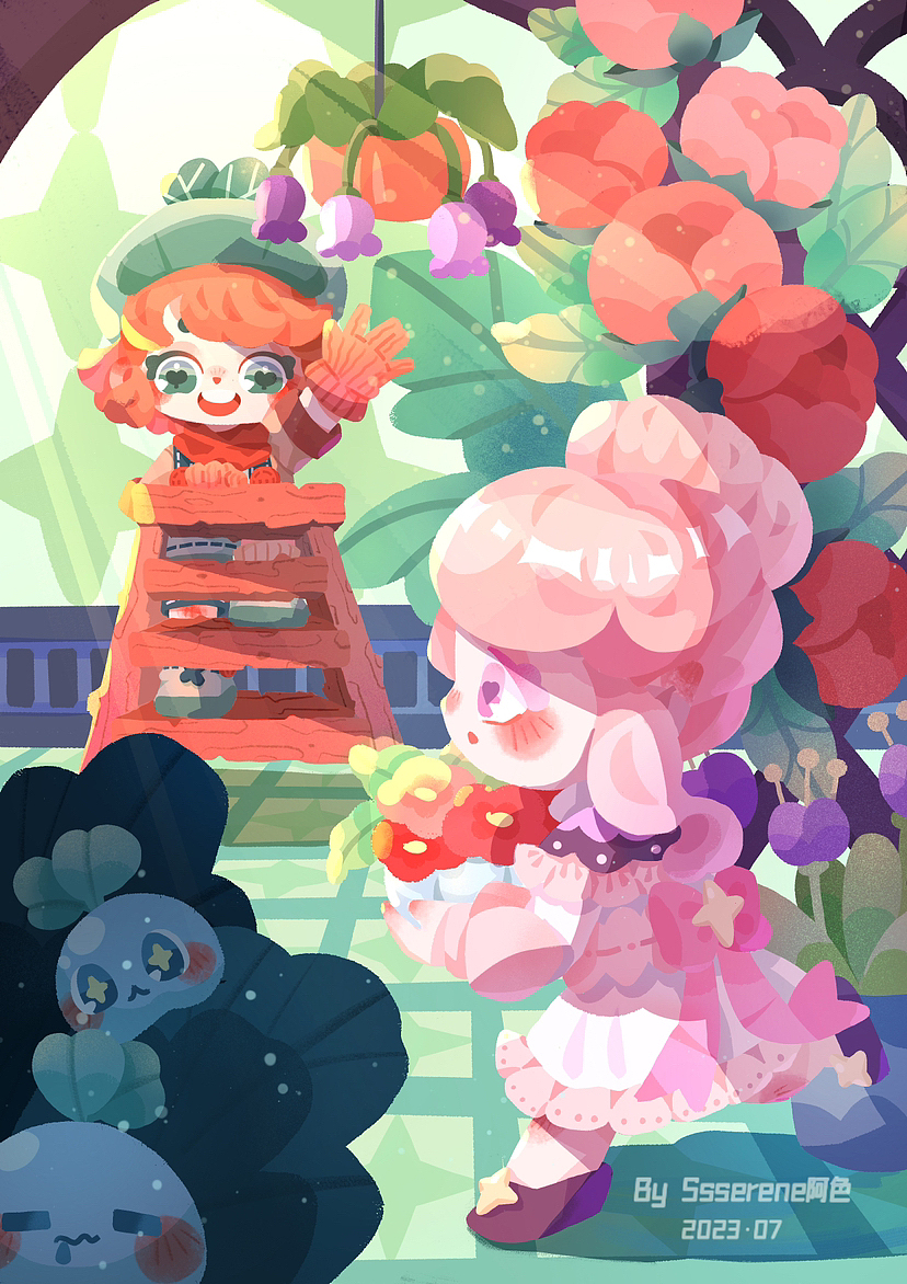 小棉花和她的朋友系列（图ZMzU5MzA5NDQ0） - 儿童插画 - 站酷设计师Ssserene阿色原创素材 - 站酷ZCOOL