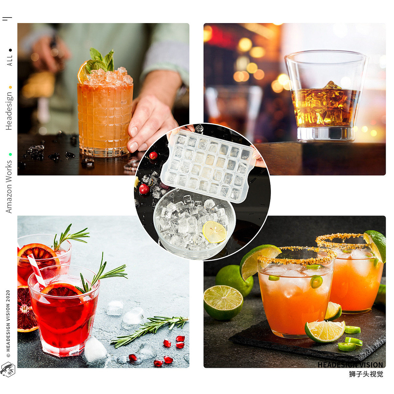 冰块格产品拍摄_主图设计_A+页面设计-狮子头视觉