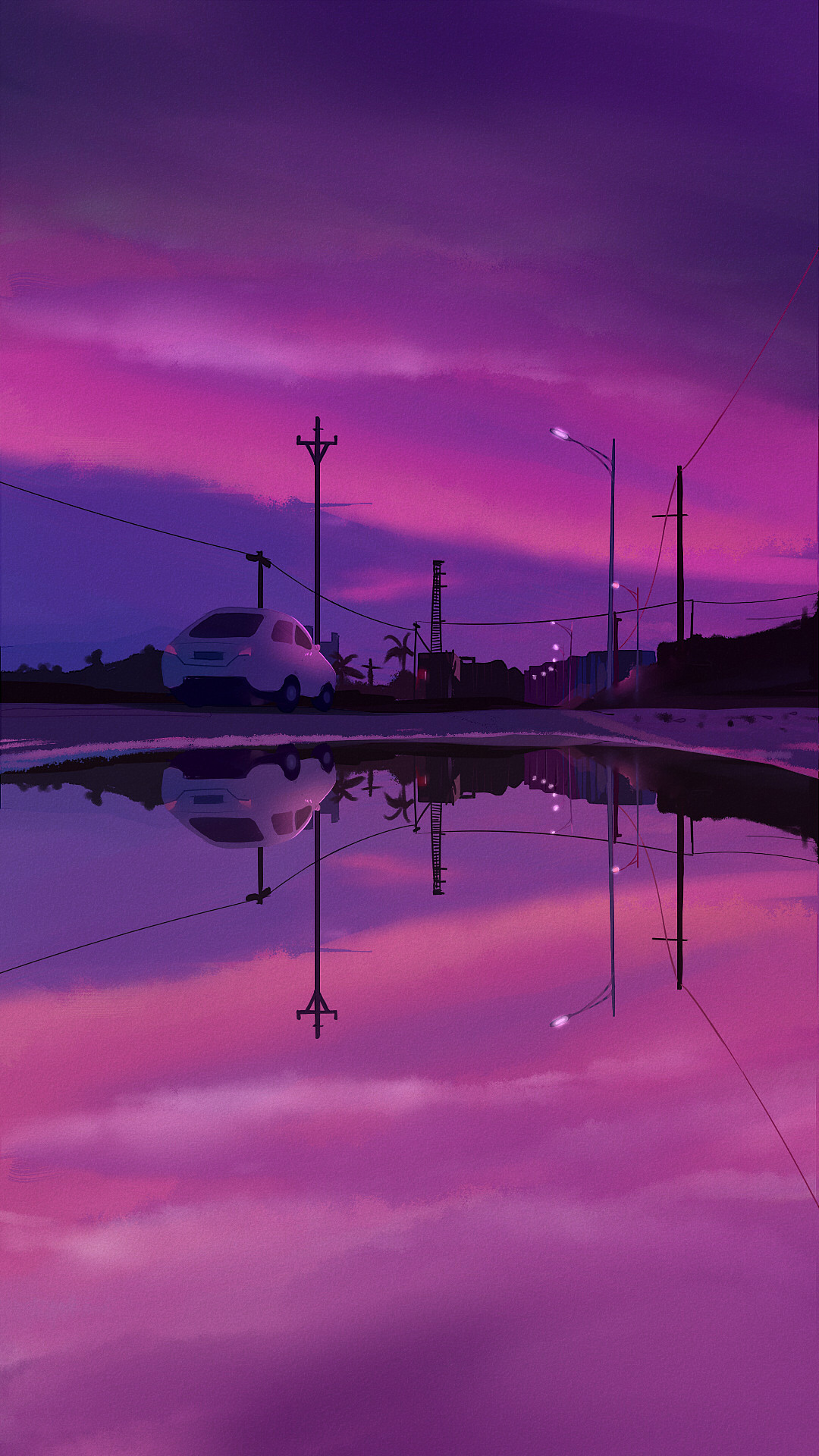 天空之境|插画|艺术插画|晓leo_原创作品-站酷zcool