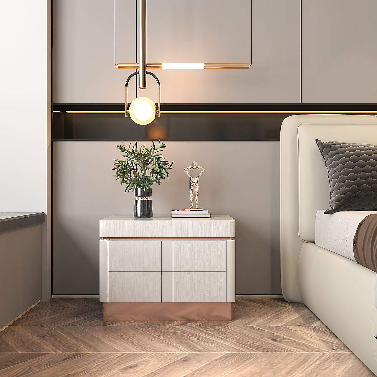 轻奢家具设计—NELLA|卧室生活空间（图ZMjkwNjk1NjIw） - 生活用品 - 站酷设计师万吨黄金原创素材 - 站酷ZCOOL