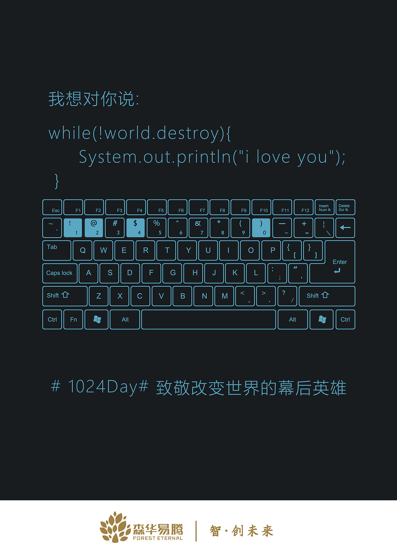 1024程序员节海报设计