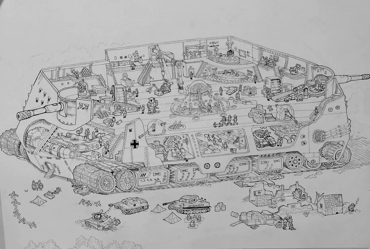 陆地之王,巨无霸 德国战车a7xv