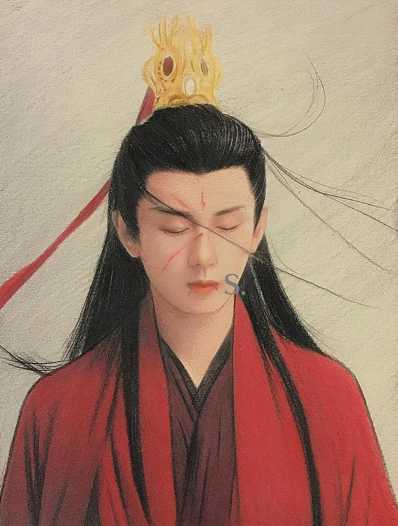 《沉香如屑》·成毅（图ZMzE5Mjk2Nzky） - 绘画 - 站酷设计师紙色生花_原创素材 - 站酷ZCOOL