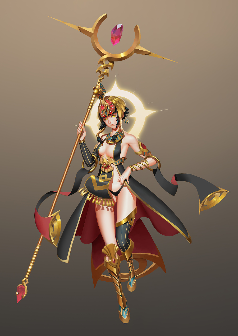 原创作品:两个埃及人设练习