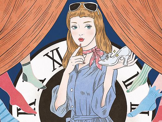 Morden Princess——童话公主系列主题时尚插画