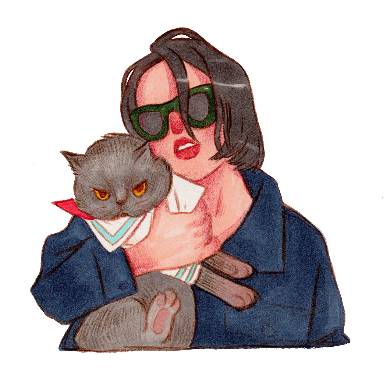 习作|马克笔人物