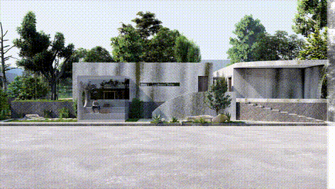 书舍 I Book house 室外表现（图ZMTgzMjQzNzYw） - 建筑设计 - 站酷设计师酷酷涂原创素材 - 站酷ZCOOL
