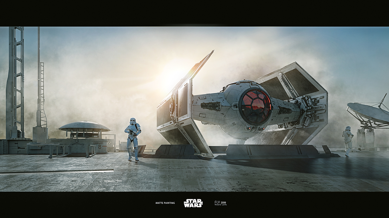 StarWars-mattepainting（图ZMTg3MjI3MzY4） - 场景 - 站酷设计师pxfpxd原创素材 - 站酷ZCOOL