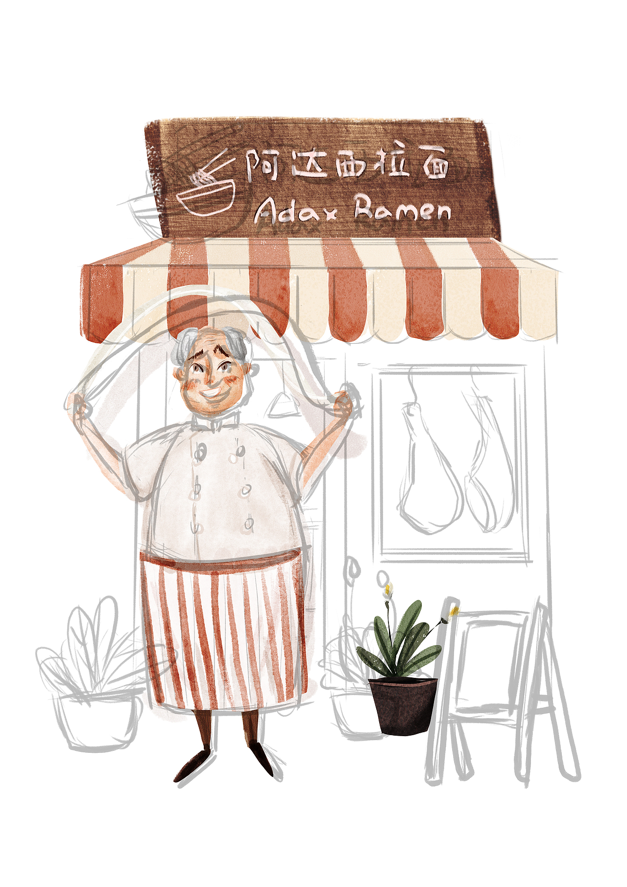 淡彩人物练习（图ZMjI1NjcxMDA0） - 儿童插画 - 站酷设计师神笔玛娘原创素材 - 站酷ZCOOL