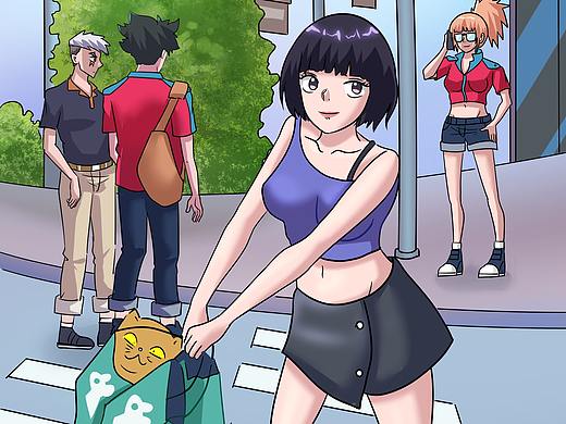 购物女生 --《吃饼干的大侠》