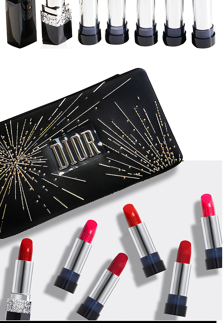 迪奥圣诞烟花限量口红套盒