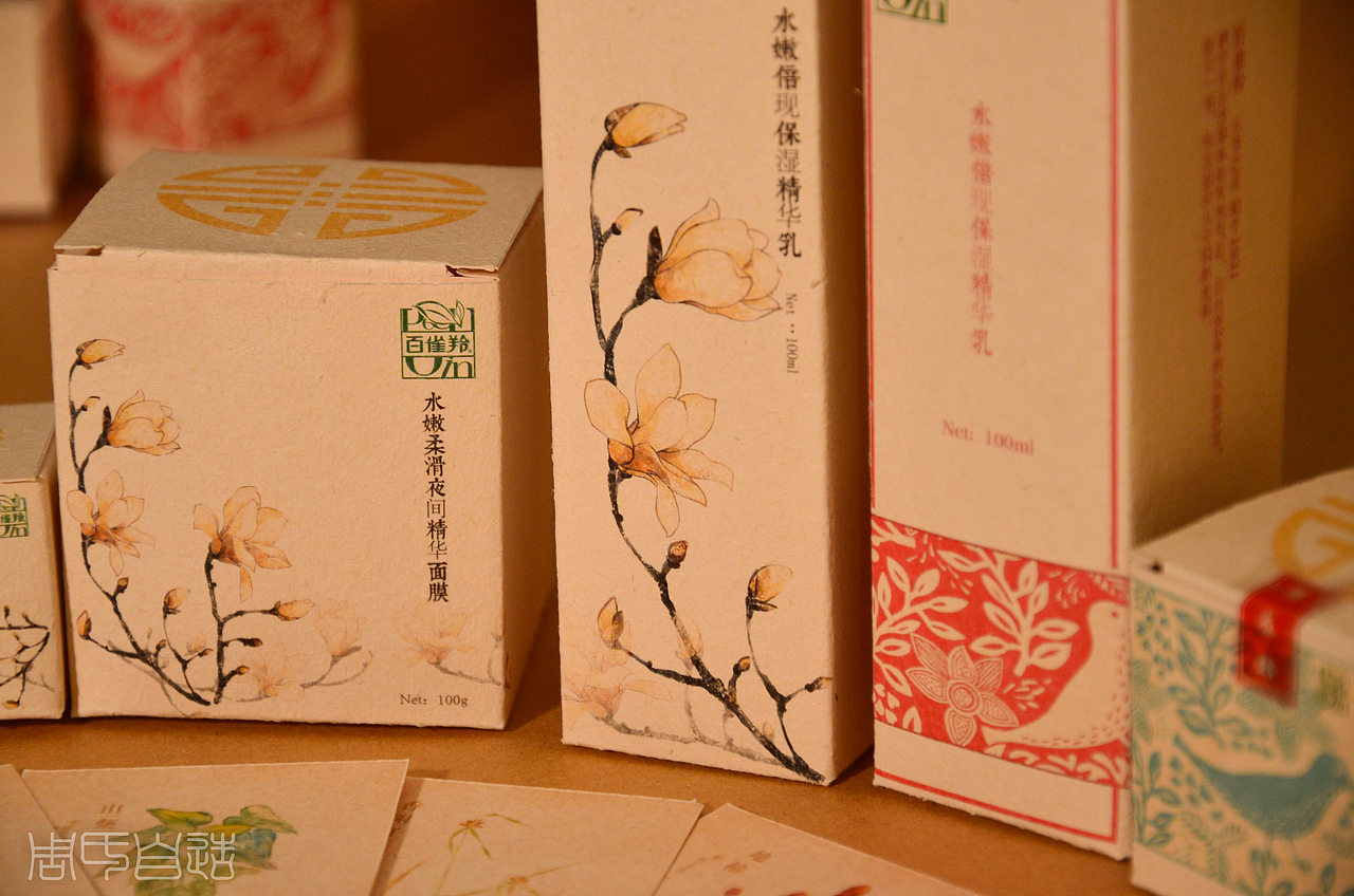 百雀羚包装设计（图ZODE1OTM5NTY=） - 包装 - 站酷设计师稀粑粑原创素材 - 站酷ZCOOL