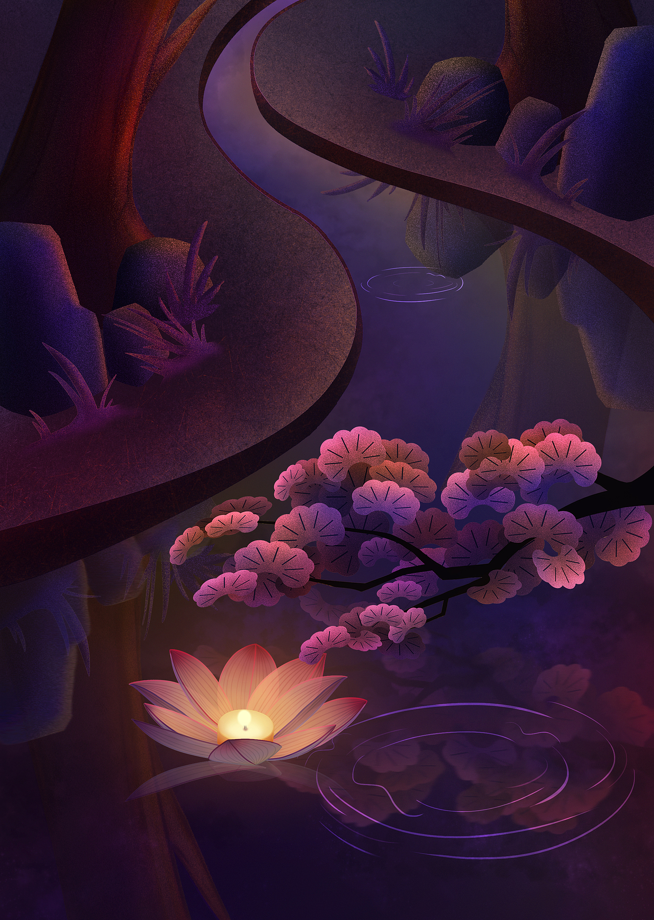 《中元》动画（部分场景设计）