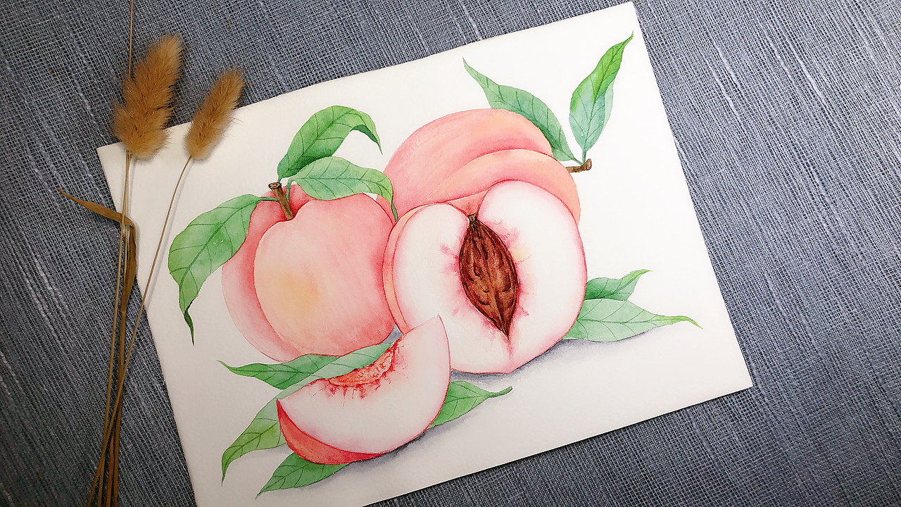 手绘水彩插画-新年吉利水果来了（图ZMTkzNzMxMTM2） - 商业插画 - 站酷设计师董搞搞原创素材 - 站酷ZCOOL