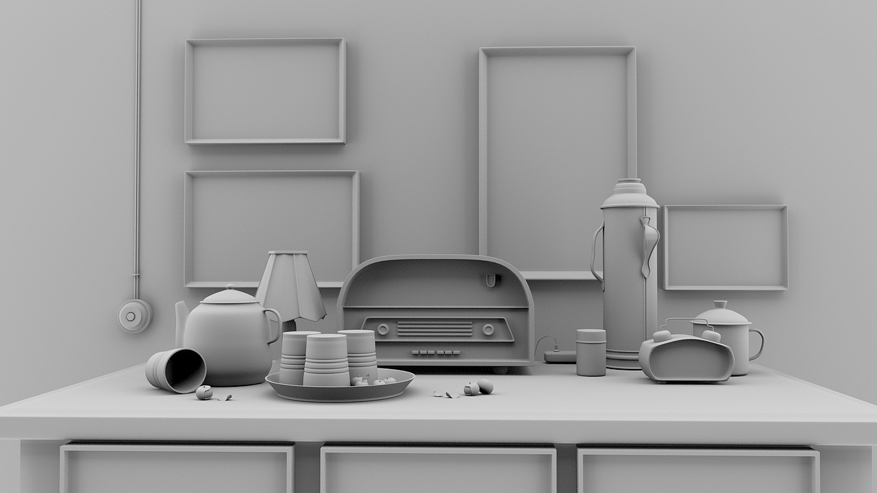 三维模型渲染图